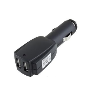 Dual 2 Port USB Car Charger Adapter for iPod Nano Touch MP3 iPhone 4G