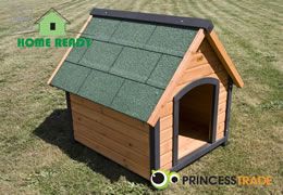 New Indoor Outdoor Wooden Dog House Cabin Kennel