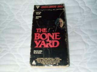 The Boneyard VHS Norman Fell Phyllis Diller Horror 086625790236
