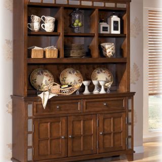 Ashley Owensboro Medium Brown Dining Room Hutch Cabinet 