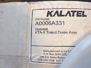 is for one kalatel 6 inch bronze dome cover only as you see in picture