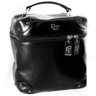   Dior Beauty Cosmetic Makeup Bag Vanity Couple Supple Vanity Case