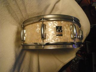  Vintage 60's Drum Mate Snare in White Pearl