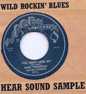 Blues Rockabilly Gene Thompson You DonT Love Me Listen