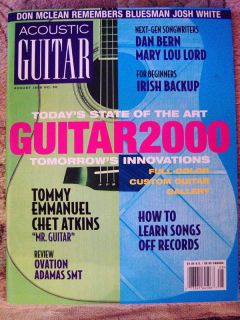 AG4 Acoustic Guitar Magazine Aug 1998 Don McLean
