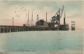   Rapids MI 1912 RARE DEXTER NOBLE IRON COAL COMPANY Steamer Freighter