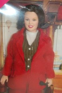 Barbie Rosie ODonnell Doll Red Suit 1999 Stage