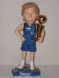 DIRK NOWITZKI Dallas Mavericks 2011 NBA Champs Bobble Head Trophy