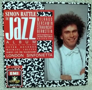 Simon Rattle The Jazz Album with The London Sinfonietta Like New CD