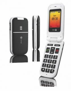 Doro Phone Easy 409 White Black Unlocked Mobile Phone