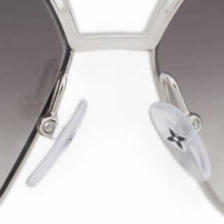 Louis Vuitton Dorothy PM Sunglasses w Case Silver LV