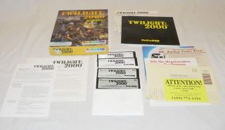 Twilight 2000 RPG World War III RARE PC Dos Game Boxed