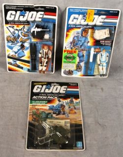 L714 Hasbro Gi Joe Double Machine Gun Action Pack Blizzard Sub Zero