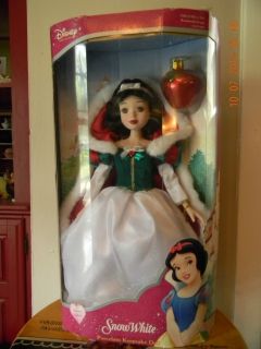 Disney Snow White Porcelain Keepsake Doll