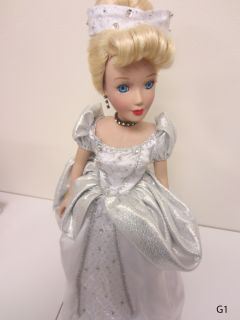  disney keepsake porcelain doll used includes doll and stand the doll