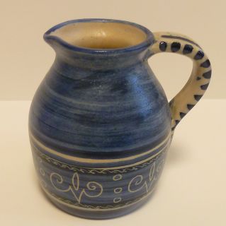 Dorchester Stoneware Pottery Miniature Handled Pitcher Creamer
