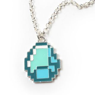 Minecraft Diamond Pendant Necklace Officially Licensed