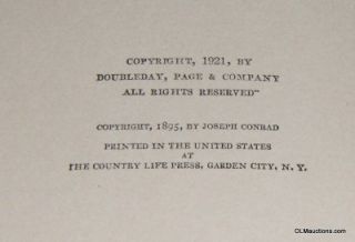 Complete Works of Joseph Conrad 26 Volume Set Kent Edition 1926