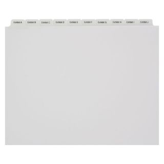 Avery Allstate Style Legal Index Dividers 25 Tab Exhibit A Z White 26