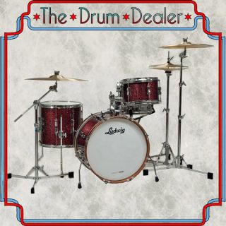 New 2012 Ludwig Downbeat Club Date SE 3pc Drum Set