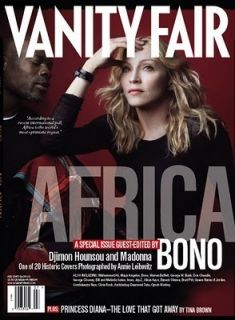 Madonna Djimon Hounsou Vanity Fair Magazine 7 07 Africa