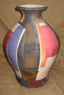 Douglas Kenney Studio Art Pottery Large Vase Signed