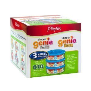 Playtex Diaper Genie Elite Advance Disposal System Refill 3 Refills