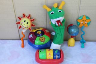  Einstein Exersaucer Replacement Green Dragon Puppet Toy Plush