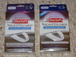 TWO The Doctors NightGuard Advanced Comfort Teeth Grinding Bruxism NEW