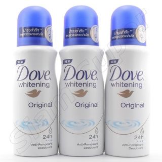 Dove Underarm Skin Whitening Deodorant Spray Original 70ml 3 Pack