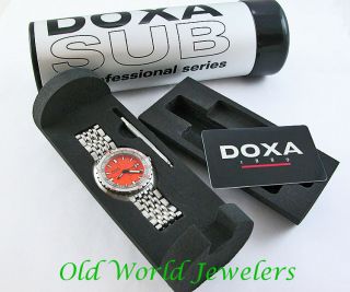 Doxa Stainless Steel Professional Sub 1200T Automatic Bracelet Watch