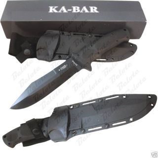 Ka Bar Knives Bull Dozier Fixed Blade w Sheath 1275
