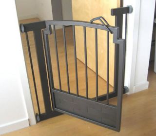 32 H Indoor Dog Gate Safety Pet Fence Metal 34 40 W
