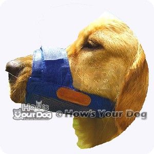 HOWS Your Dog Comfy Fit Mesh Adjustable Dog Pet Muzzle Grooming Anti