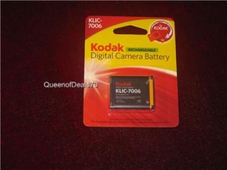 Kodak KLIC 7006 Digital Camera Rechargeable Li Lon Battery 3 7V New