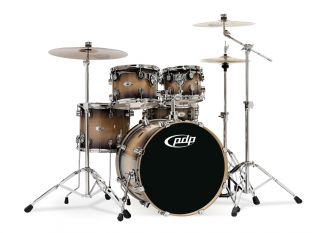 PDP M5 Series Maple Natural Charcoal Burst Drum Shell Pack