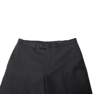 Alfani Black Wool Cashmere Striped Dress Pants US 33x30