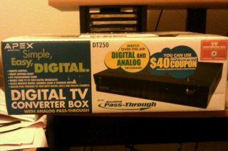 New Digital TV Converter Box