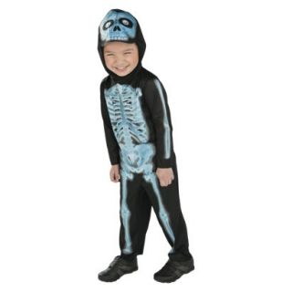 Costume Dress Up Halloween Infant Toddler Bright Bones Sz 12 24 Months