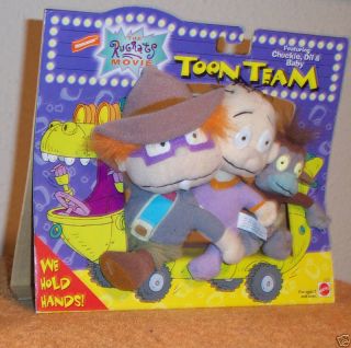 1998 Mattel Rugrats Toon Team Chuckie Dill and BAB