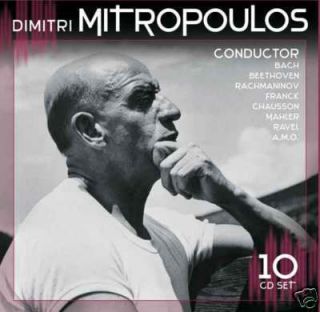 10 CD Dimitri Mitropoulos Krenek Milhaud Ravel Berg