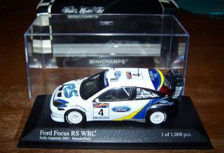 43 Minichamps Ford Focus RS WRC Rally Argentina 2003