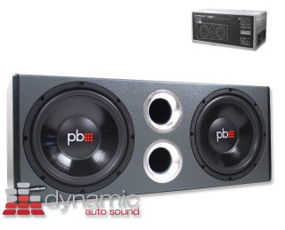  PS WB12 LOADED SUBWOOFER ENCLOSURE w/ DUAL 12 SUBS AND VENTED DESIGN