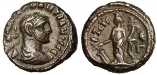 Diocletian AE Tetradrachm Tyche Year 3 Egypt Alexandria