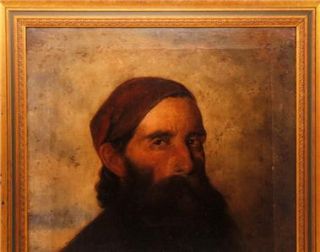 Italian School 19th Century Superlative Portrait of A Man Oil on