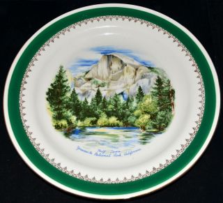 Yosemite Half Dome Eggshell Nautilus USA Collectors Plate