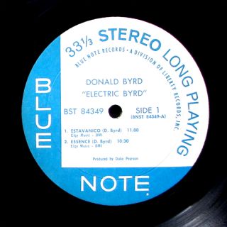 Donald Byrd Electric Byrd Blue Note BST 84349 Orig US 1970 Jazz RVG