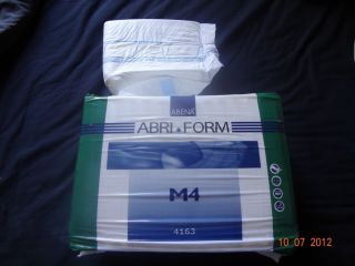 Adult Diaper Med Abri Form X Plus BRAND NEW 14 diapers in a bag