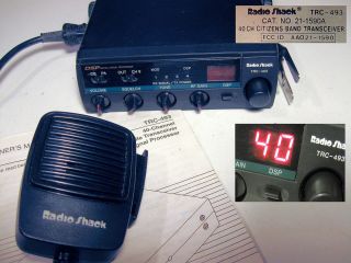 493 Mobile CB Radio w Mic Audio DSP Digital Signal Processing