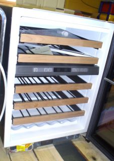  Wine Storage Refrigerator Glass Door w Stainless Trim